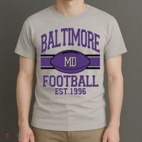 Vintage Classic Baltimore Maryland Ravens Football EST1996 T-Shirt thumb 3