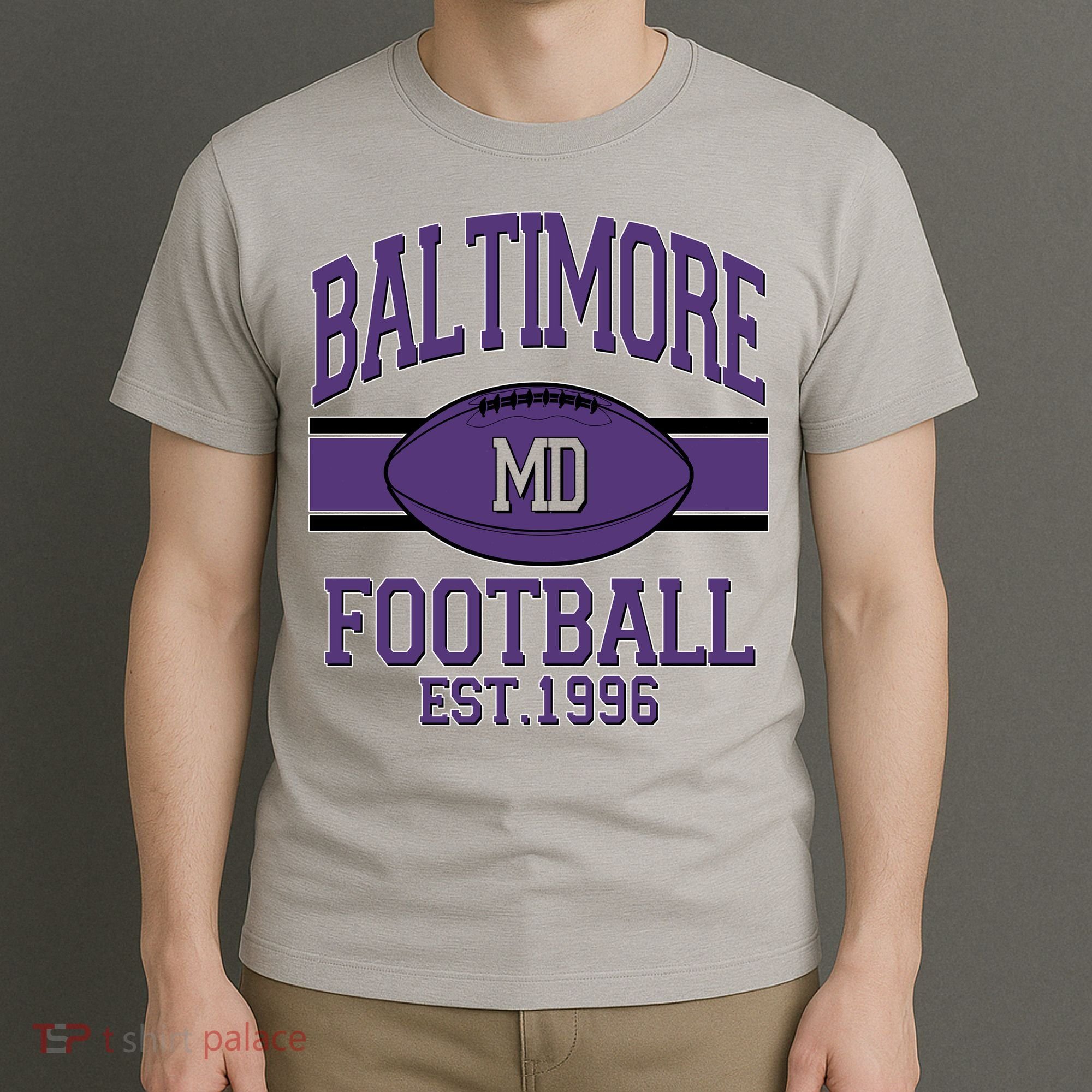 Vintage Classic Baltimore Maryland Ravens Football EST1996 T-Shirt
