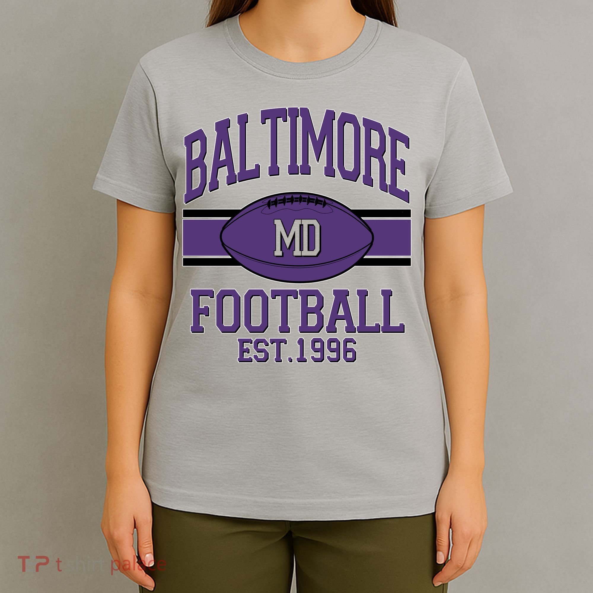 Vintage Classic Baltimore Maryland Ravens Football EST1996 T-Shirt