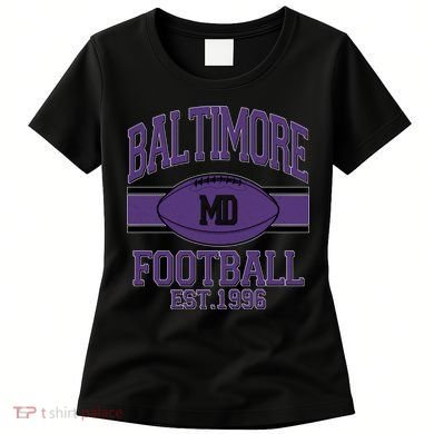 Vintage Classic Baltimore Maryland Ravens Football EST1996 Women's T-Shirt