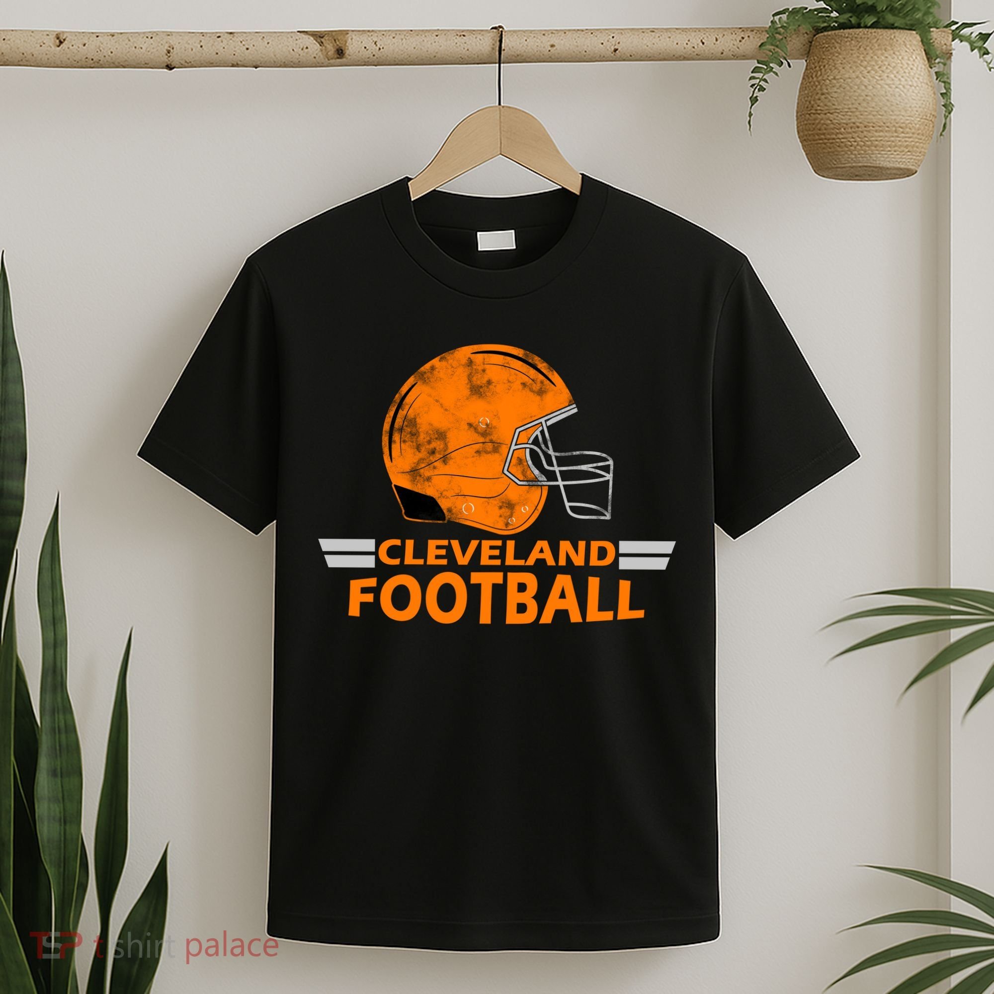 Vintage Cleveland Football Helmet T-Shirt