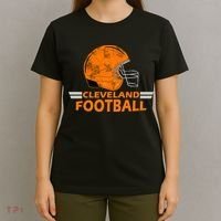 Vintage Cleveland Football Helmet T-Shirt thumb 4