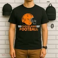 Vintage Cleveland Football Helmet T-Shirt thumb 6