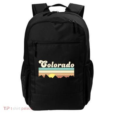 Vintage Colorado Mountain Sunset Backpack