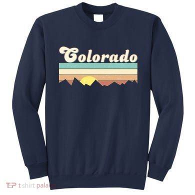 Vintage Colorado Mountain Sunset Sweatshirt