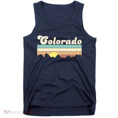 Vintage Colorado Mountain Sunset Tank Top