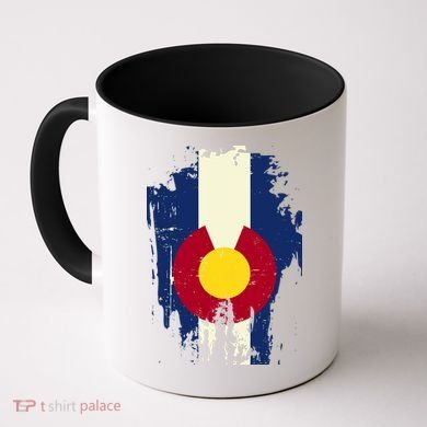 Vintage Colorado State Upside Down Flag Coffee Mug