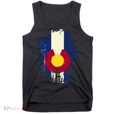Vintage Colorado State Upside Down Flag Tank Top