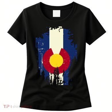 Vintage Colorado State Upside Down Flag Women's T-Shirt