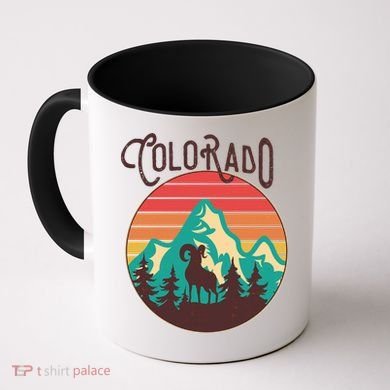 Vintage Colorado Wilderness Emblem Coffee Mug