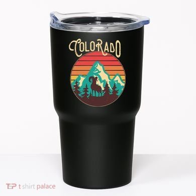 Vintage Colorado Wilderness Emblem Tumbler