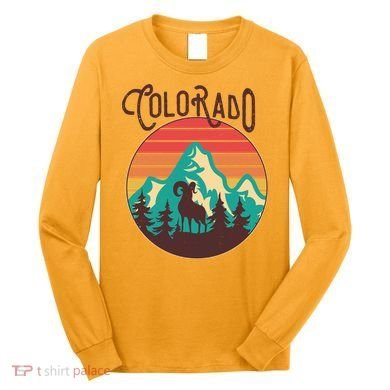 Vintage Colorado Wilderness Emblem Long Sleeve Shirt