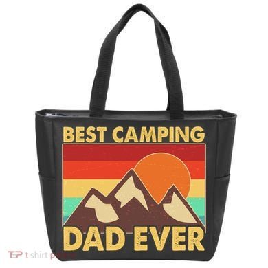 Vintage Colors Best Camping Dad Ever Tote Bag