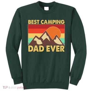 Vintage Colors Best Camping Dad Ever Sweatshirt