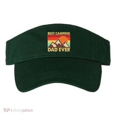 Vintage Colors Best Camping Dad Ever Visor