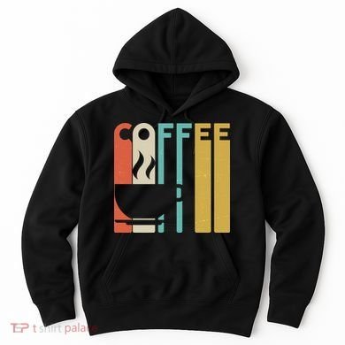 Vintage Colors Coffee Cup Logo Hoodie
