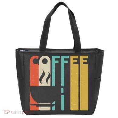 Vintage Colors Coffee Cup Logo Tote Bag