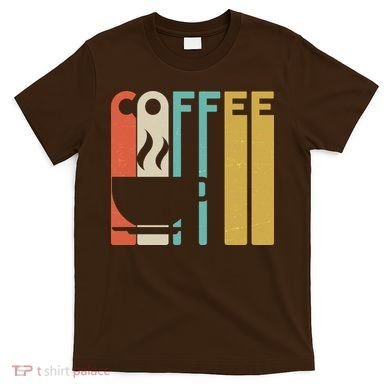 Vintage Colors Coffee Cup Logo T-Shirt