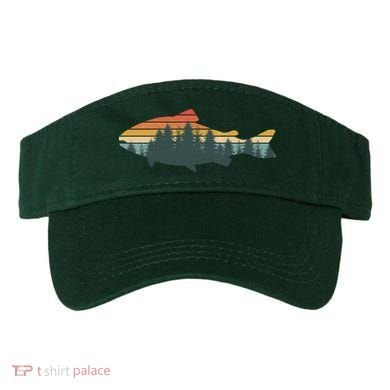 Vintage Colors Forest Bass Fish  Visor