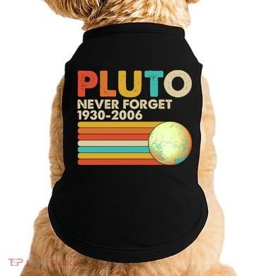 Vintage Colors Pluto Never Forget 1930-2006 Doggie Tank
