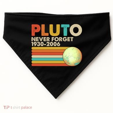 Vintage Colors Pluto Never Forget 1930-2006 USA-Made Doggie Bandana