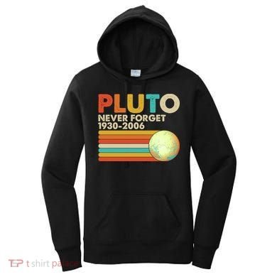Vintage Colors Pluto Never Forget 1930-2006 Women's Hoodie