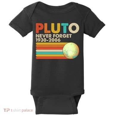 Vintage Colors Pluto Never Forget 1930-2006 Baby Bodysuit