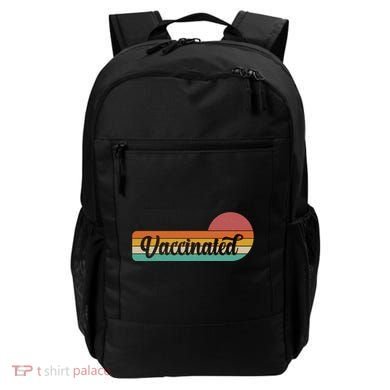 Vintage Colors Retro Sun Vaccinated Backpack
