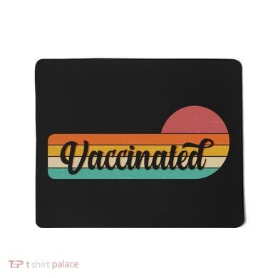 Vintage Colors Retro Sun Vaccinated Mousepad