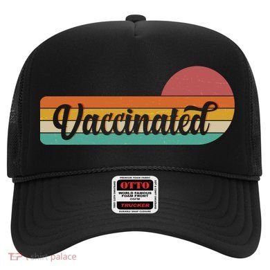 Vintage Colors Retro Sun Vaccinated Hat