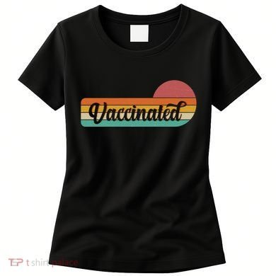 Vintage Colors Retro Sun Vaccinated Women's T-Shirt