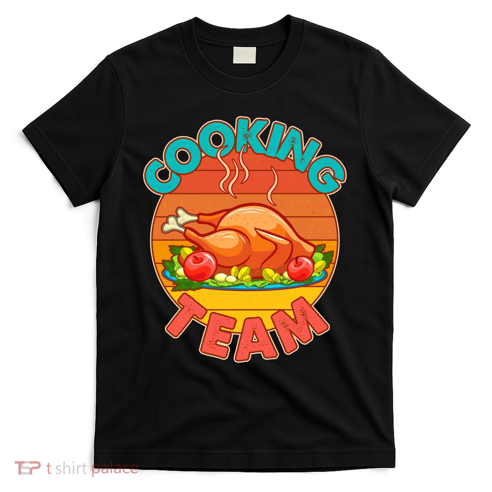 Vintage Cooking Team Emblem T-Shirt