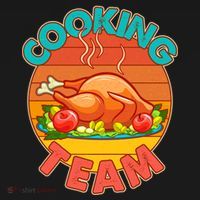 Vintage Cooking Team Emblem T-Shirt thumb 7