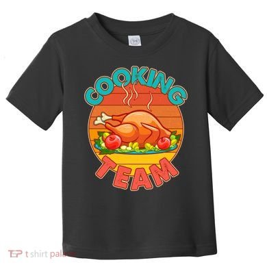 Vintage Cooking Team Emblem Toddler T-Shirt