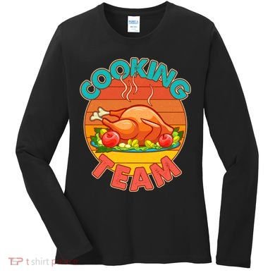Vintage Cooking Team Emblem Women's Long Sleeve Shirt