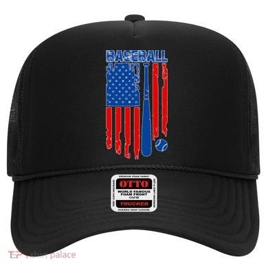 Vintage Cool Baseball American Flag Hat
