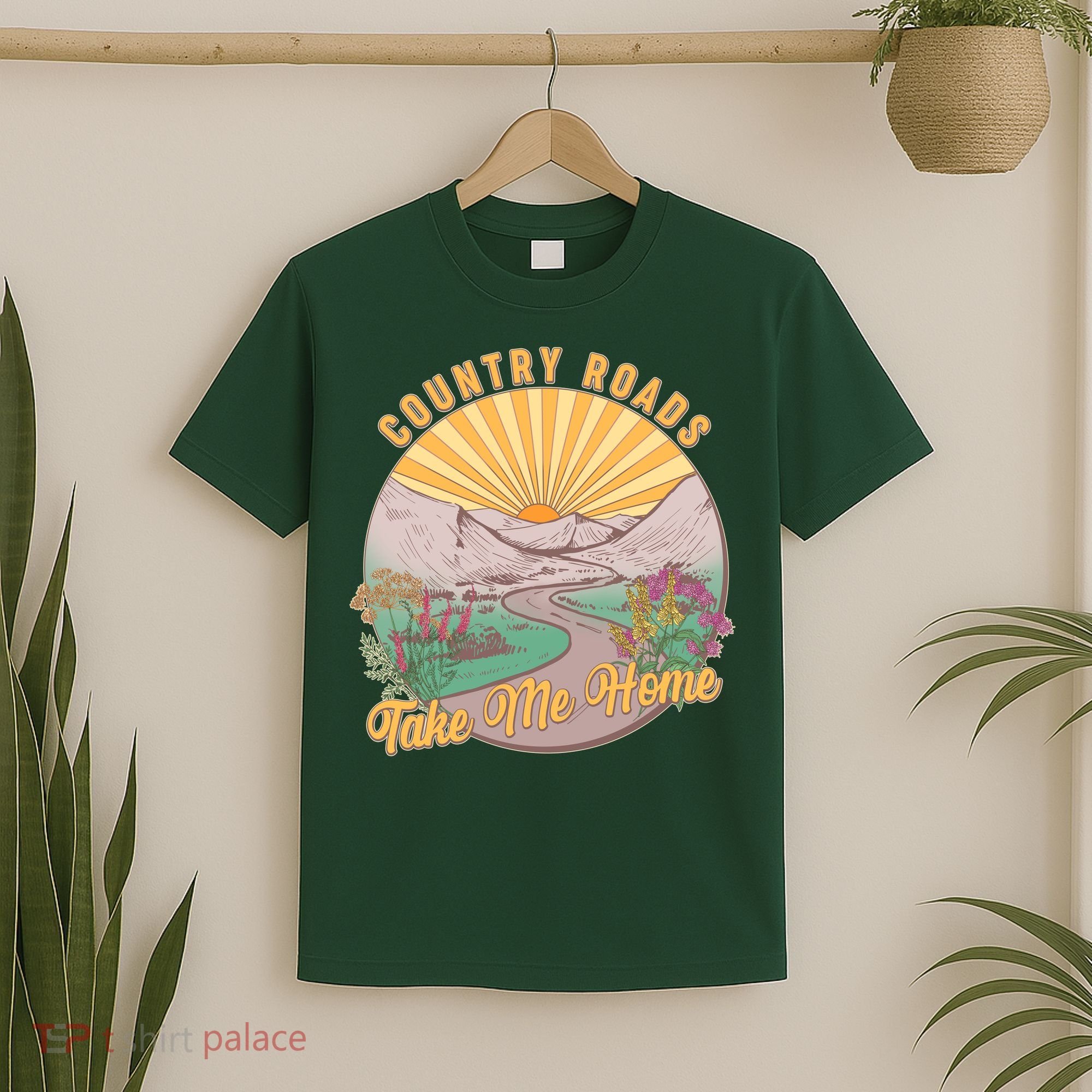 Vintage Country Roads Take Me Home  T-Shirt