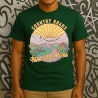 Vintage Country Roads Take Me Home  T-Shirt thumb 3