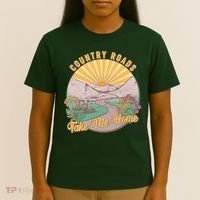 Vintage Country Roads Take Me Home  T-Shirt thumb 4