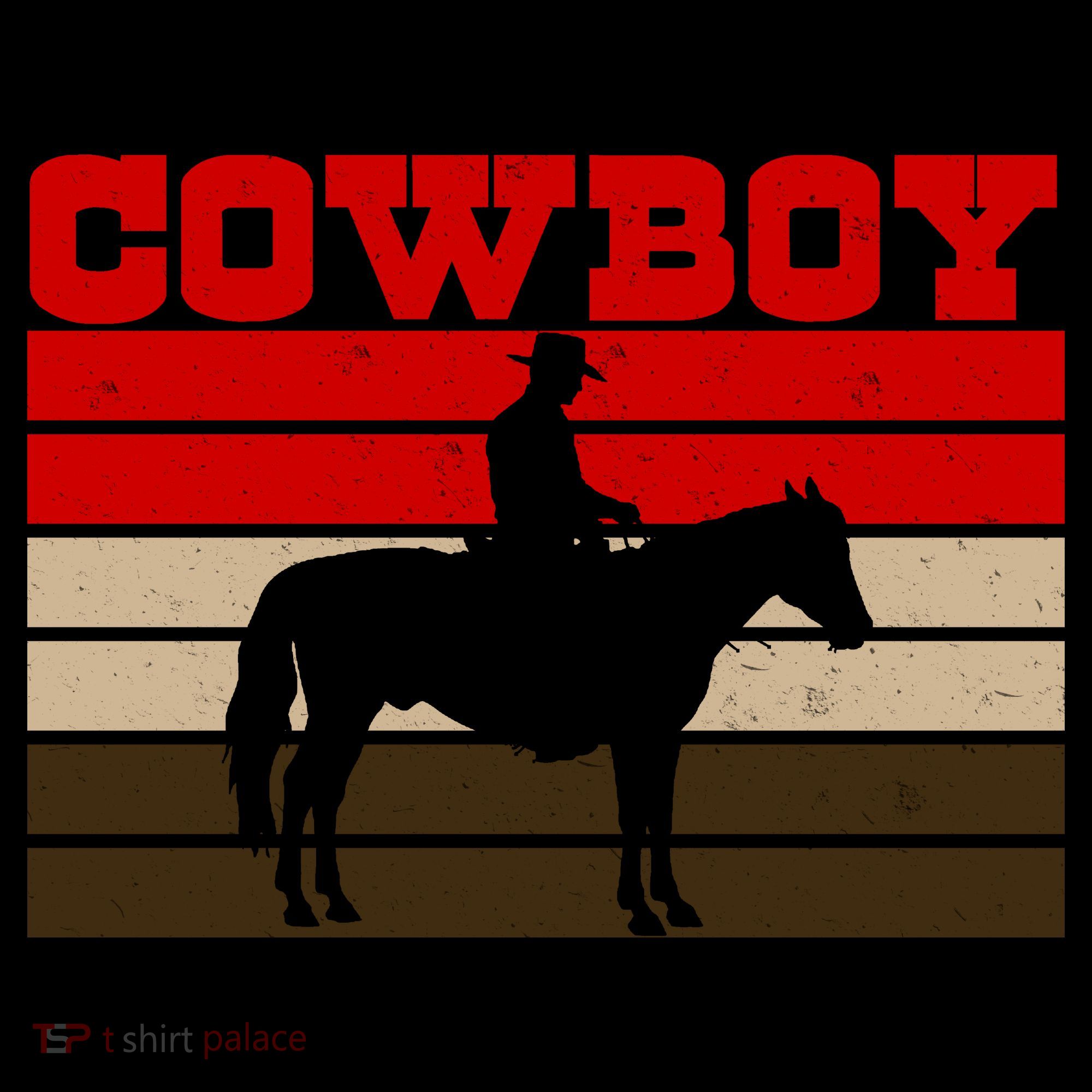 Vintage Cowboy Logo T-Shirt