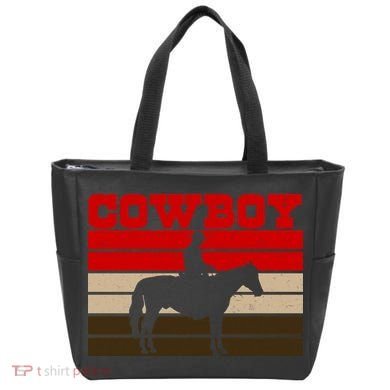 Vintage Cowboy Logo Tote Bag