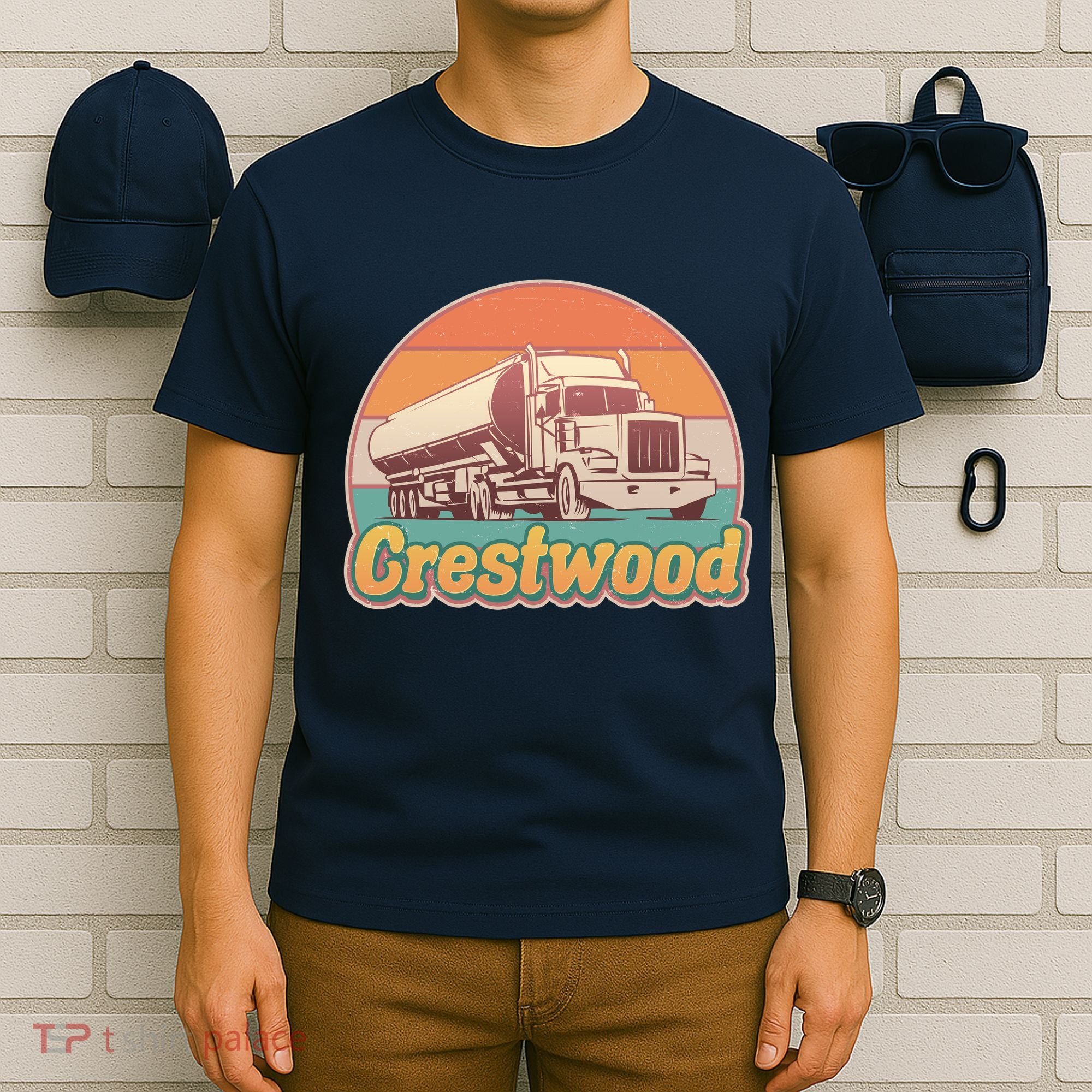 Vintage Crestwood Tanker Truck T-Shirt