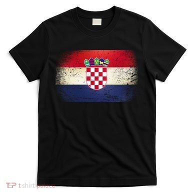 Vintage Croatia Flag T-Shirt