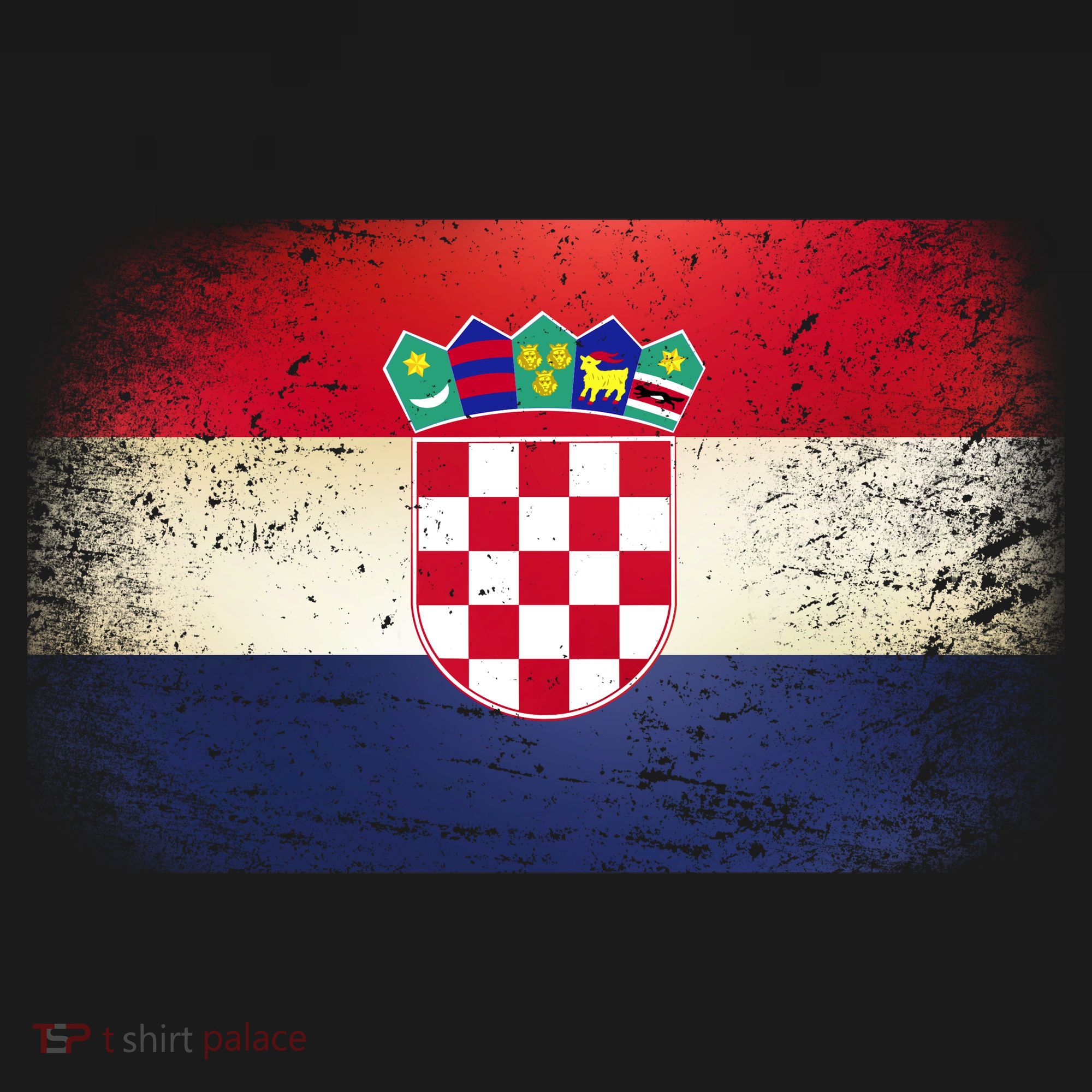 Vintage Croatia Flag T-Shirt
