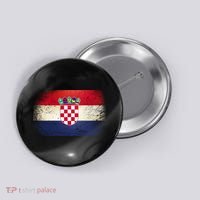 Vintage Croatia Flag Button thumb 0