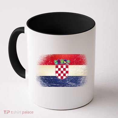 Vintage Croatia Flag Coffee Mug