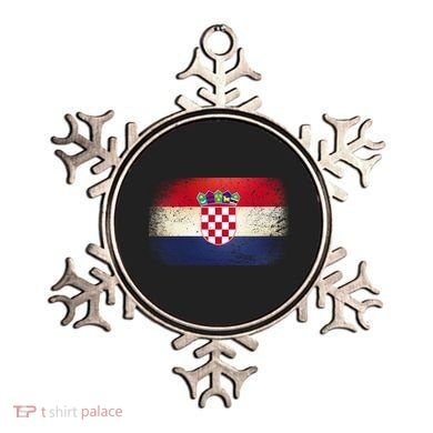 Vintage Croatia Flag Ornament
