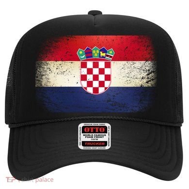 Vintage Croatia Flag Hat