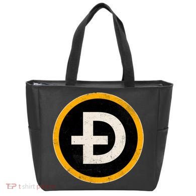 Vintage Crypto Dogecoin Tote Bag