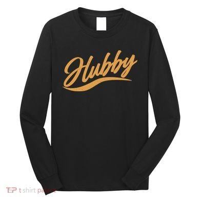 Vintage Cute Hubby Married Life Long Sleeve Shirt